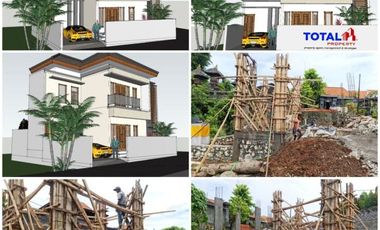 Dijual Rumah tingkat semi Villa posisi hoek di Puri Gading Jimbaran Bali