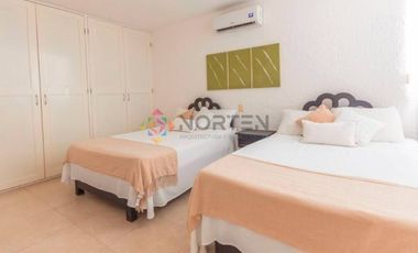 CÓMODO DEPARTAMENTO AMUEBLADO EN RENTA EN ZONA HOTELERA, CAN