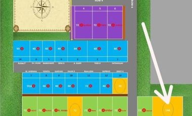 Tanah Luas 144 Meter Dekat Stasiun