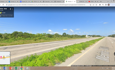 VENTA TERRENO 4.9 HA AL PIE DE CARRETERA MERIDA-MOTUL MOCOCHA  YUCATAN