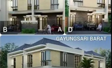 Dijual Rumah Dengan Row Jalan 3 Mobil Lokasi Gayungsari Barat Surabaya