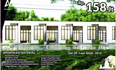 Mini Apartemen Landed Harga 158 Juta Include IMB