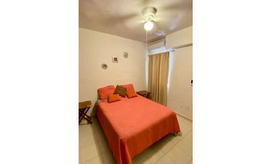 Renta Vacacional Departamento en Playa del Carmen, 3 Hab. en PB