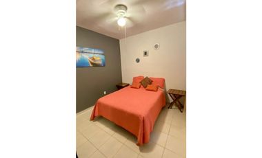 Renta Vacacional Departamento en Playa del Carmen, 3 Hab. en PB