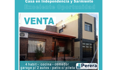 Venta | Casa  | 3 dorm | Indep y Sarmiento