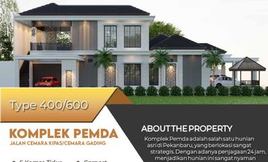 hunian nyaman dan elit di kawasan komplek pemda