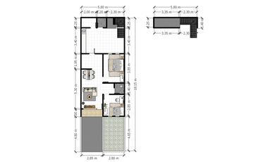 Rumah Strategis 8 Mnt ke Mall Paradise Walk Serpong Siap Huni J-30790