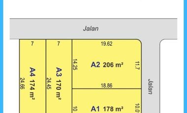 TANAH KAVLING PURWOREJO 80 JT-AN DEKAT STASIUN JENAR