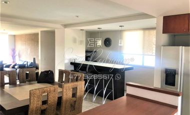 DEPARTAMENTO  EN RENTA León,Gto; TORRE LA VISTA, 3 REC. AMUEBLADO, METROPOLITANO