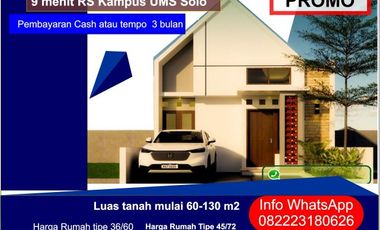 Rumah kartasura rumah murah kartasura rumah UMS Solo Rumah UIN Solo