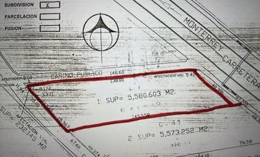 Terreno en renta en Los Cavazos, Carretera Nacional