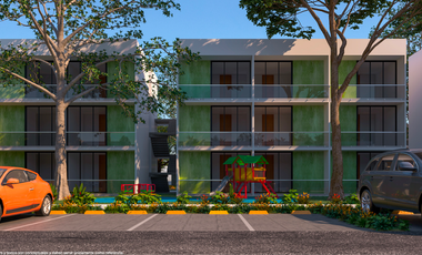 Departamento de dos habitaciones en venta dentro de Mérida en Díaz Ordaz