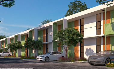 Departamento de dos habitaciones en venta dentro de Mérida en Díaz Ordaz