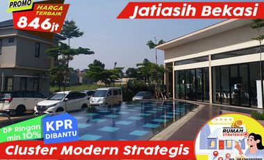 Cluster Modern Luas Lengkap Stratgis Pool Jatiasih Bekasi DP Ringan 5%