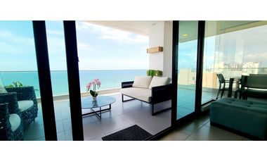 Venta Departamento de lujo frente al mar edf. Poseidón Manta Ecuador.