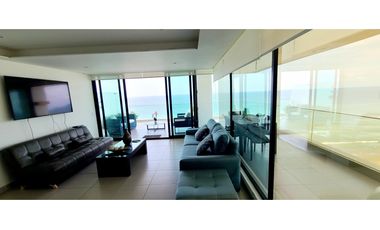 Venta Departamento de lujo frente al mar edf. Poseidón Manta Ecuador.
