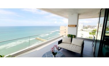 Venta Departamento de lujo frente al mar edf. Poseidón Manta Ecuador.