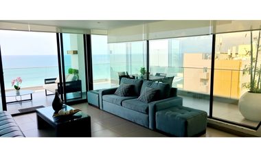 Venta Departamento de lujo frente al mar edf. Poseidón Manta Ecuador.