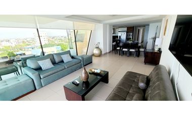 Venta Departamento de lujo frente al mar edf. Poseidón Manta Ecuador.