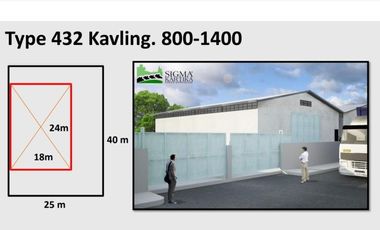 Gudang Sigma Kartika Green Warehouse Gunung Sindur Serpong SHM