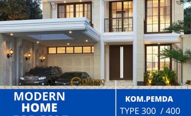 rumah di jual di sekitaran jalan soekarno hatta full inteior