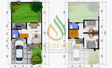 Rumah 2 Lantai Murah design Modern di Cidahu Cipageran