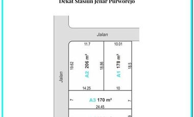 Tanah Dijual SHM Luasan Standart Dekat Puskesmas Ngombol