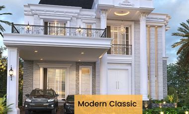 Dijual Rumah Icon Eastern Cosmo BSD City Tangerang, Unit Baru Bangun Mewah Model Modern Classic