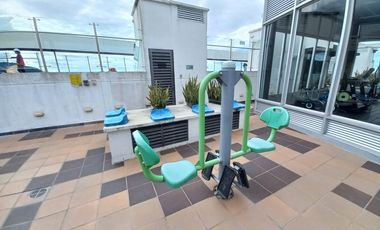apartaestudio en arriendo en edificio infinity piso 24. Cod A13728