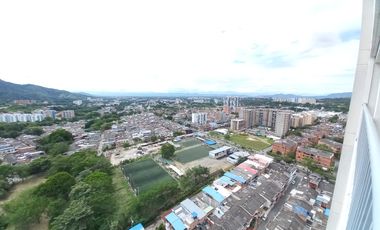 apartaestudio en arriendo en edificio infinity piso 24. Cod A13728