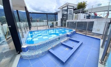 apartaestudio en arriendo en edificio infinity piso 24. Cod A13728