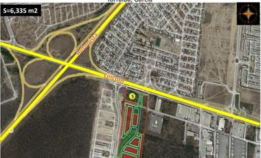 TERRENO EN RENTA EN AV LINCOLN Y LIBRAMIENTO TORRALBA FRACC  6335 M 2