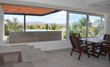 A03 villa en condominio de 3 recamaras con vista al pacifico y la marina Ixtapa