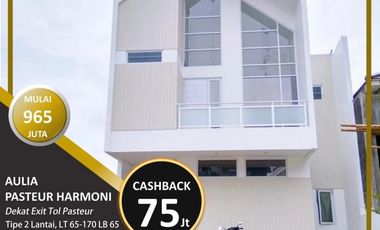 [098F52] For Sale 3 Bedroom House, 65m2 - Sukaraja, Bandung