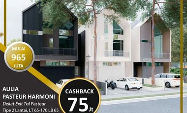 [098F52] For Sale 3 Bedroom House, 65m2 - Sukaraja, Bandung