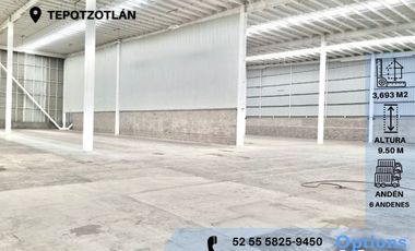Rent industrial warehouse in Tepotzotlán