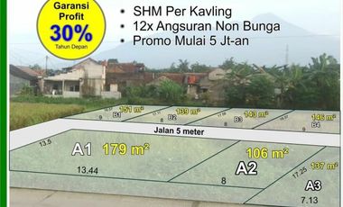 Tanah Kavling Belakang Terminal Laladon