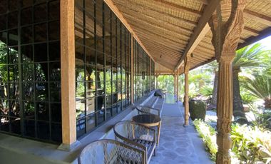 Leasehold - Exquisite Teak Joglo Office with Premium Finishes & Scenic Landscape