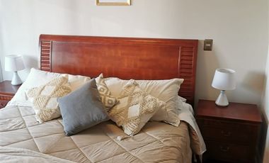 Depto amoblado 2 dorm con 2 Estacionamientos y Bodega