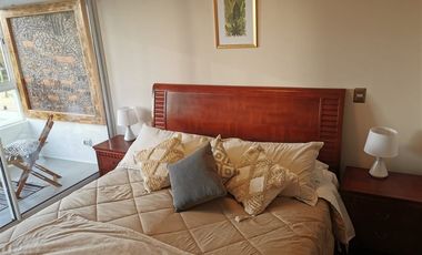 Depto amoblado 2 dorm con 2 Estacionamientos y Bodega