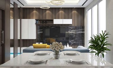 RUMAH BEBAS DESIGN FULL INTERIOR DAN KOLAM RENANG DI KOMPLEK PEMDA PEKANBARU