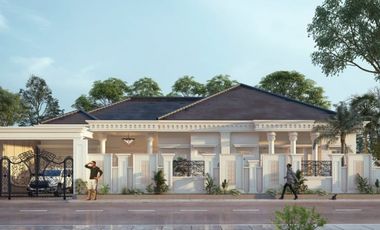 RUMAH BEBAS DESIGN FULL INTERIOR DAN KOLAM RENANG DI KOMPLEK PEMDA PEKANBARU