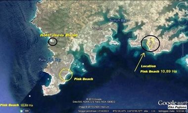 Tanah Dijual Pantai Pink Telone Lombok Timur