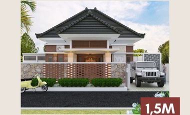 DIJUAL RUMAH MEWAH HARGA MURAH DI TEMPEL SLEMAN, ADA KOLAM BERENANG