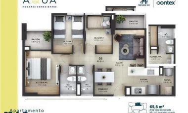 Apartamento para estrenar - Aqua(MLS#239080)