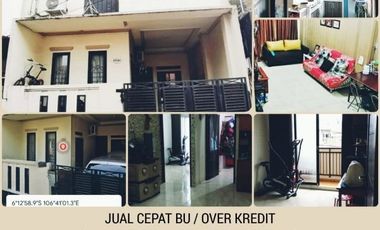 Jual cepat murah rumah 2 lantai semi furnished seputaran Graha Raya, Bintaro, Pinang, Cipondoh, Ciledug, Kota Tangerang