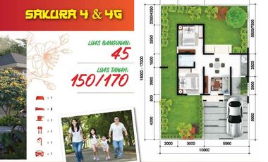 Rumah 130 Juta Tipe 45/150 Nuansa Negri Jepang OverKredit