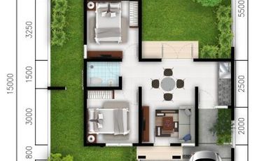Rumah 130 Juta Tipe 45/150 Nuansa Negri Jepang OverKredit