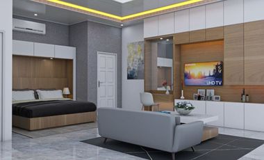 Design Classic 2 Lt Full Interior & Kolam Renang Dekat SKA