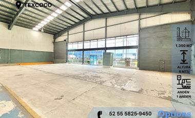 Rent now warehouse in Texcoco